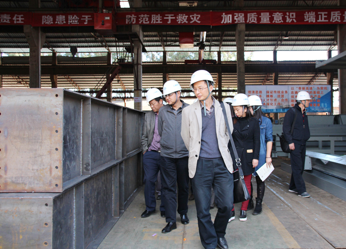 昆明重工到建机厂考察