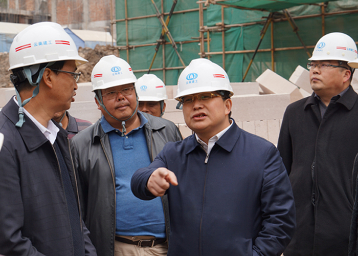 昭通市长郭大进调研鲁甸灾后恢复重建项目