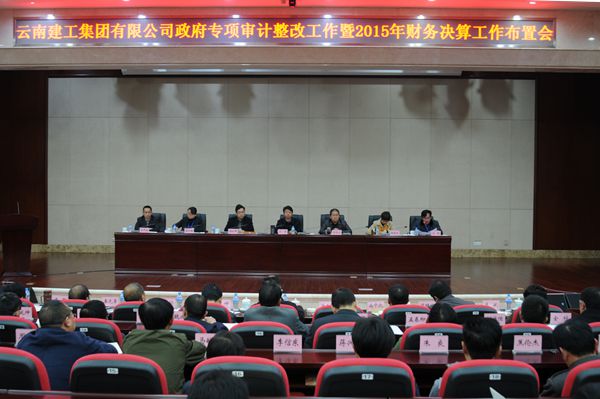 集团召开政府专项审计整改工作暨2015年财务决算工作布置会