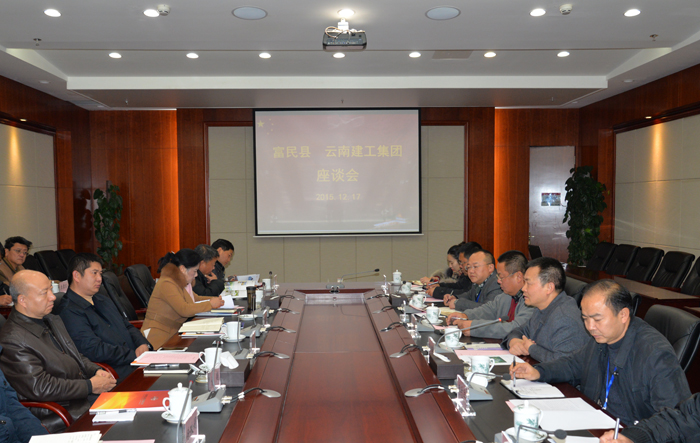 集团与富民县政府座谈