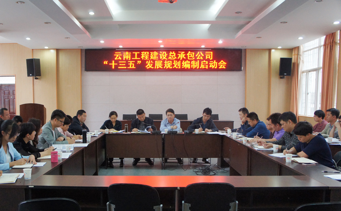 总承包公司启动“十三五”发展规划编制