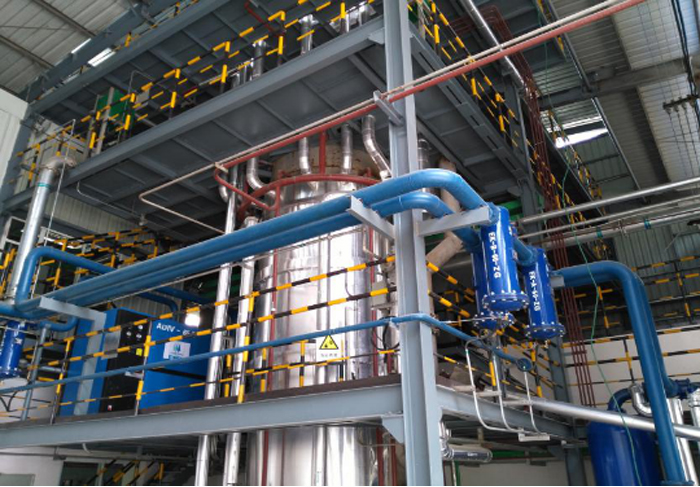 安二司江川五氧化二磷节能减排技改项目投料成功