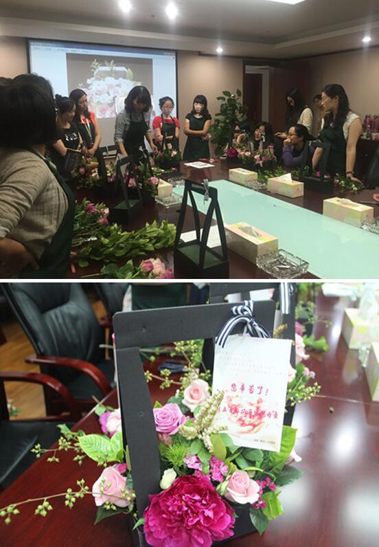 建工省房（集团）青年团员制作母亲节礼物