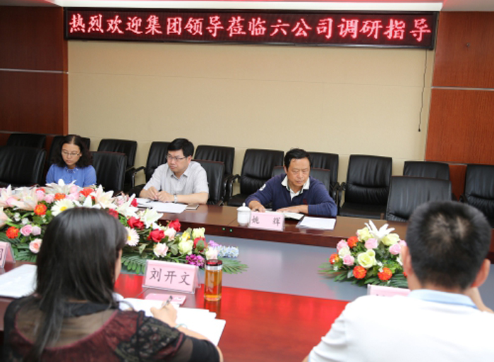 李家龙到十四冶六公司调研指导
