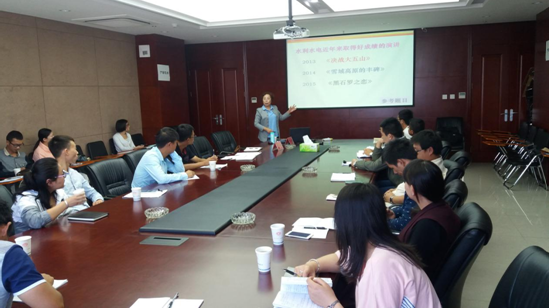 建工水利水电公司举办演讲比赛赛前培训