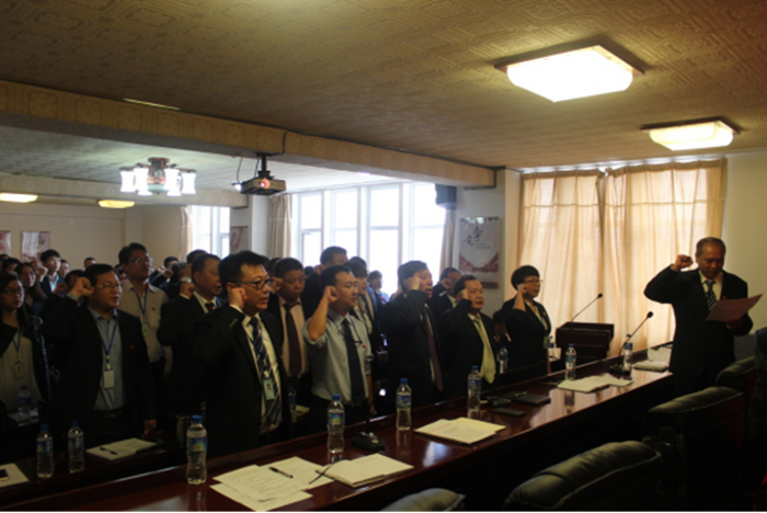 ​ 安二司隆重召开纪念中国共产党成立95周年表彰大会