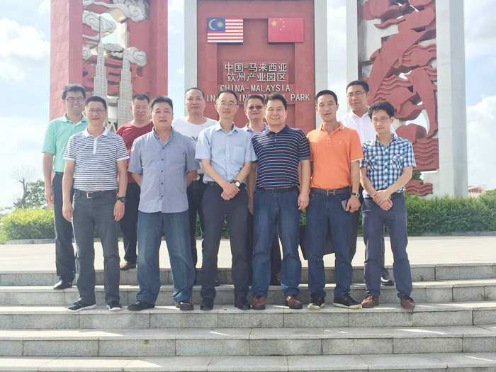 省外事业部携六公司赴广西中马钦州产业园区项目考察