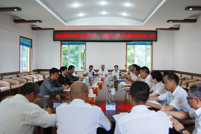 李家龙到十三公司调研