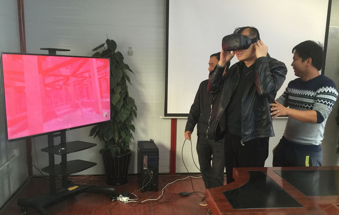 四公司七彩俊园项目安全教育引进VR实景体验
