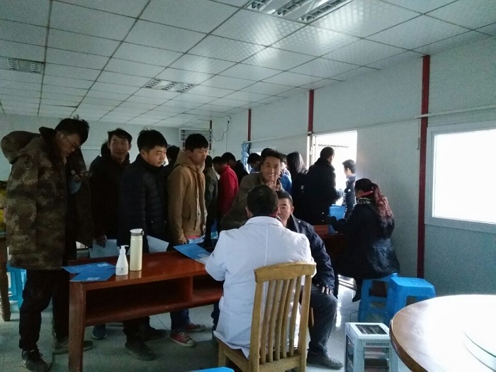二公司香丽高速项目部组织职工体检