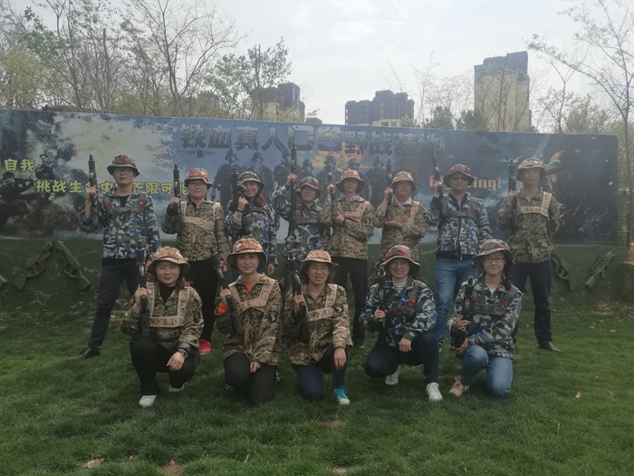 三公司第五直管项目部组织真人CS团队建设活动