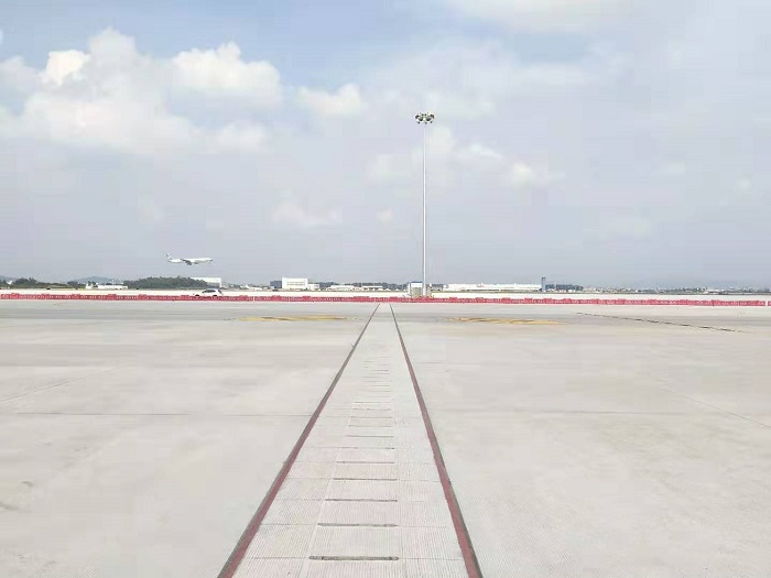四公司广州白云国际机场停机坪场道工程项目通过竣工验收