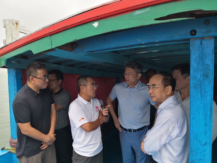中国驻缅甸大使陈海调研皎漂经济特区项目现场选址