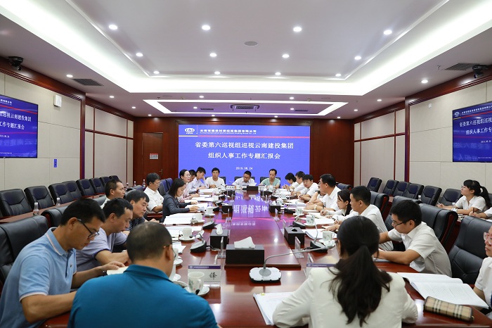 省委第六巡视组听取集团组织人事、纪检监察工作专题汇报
