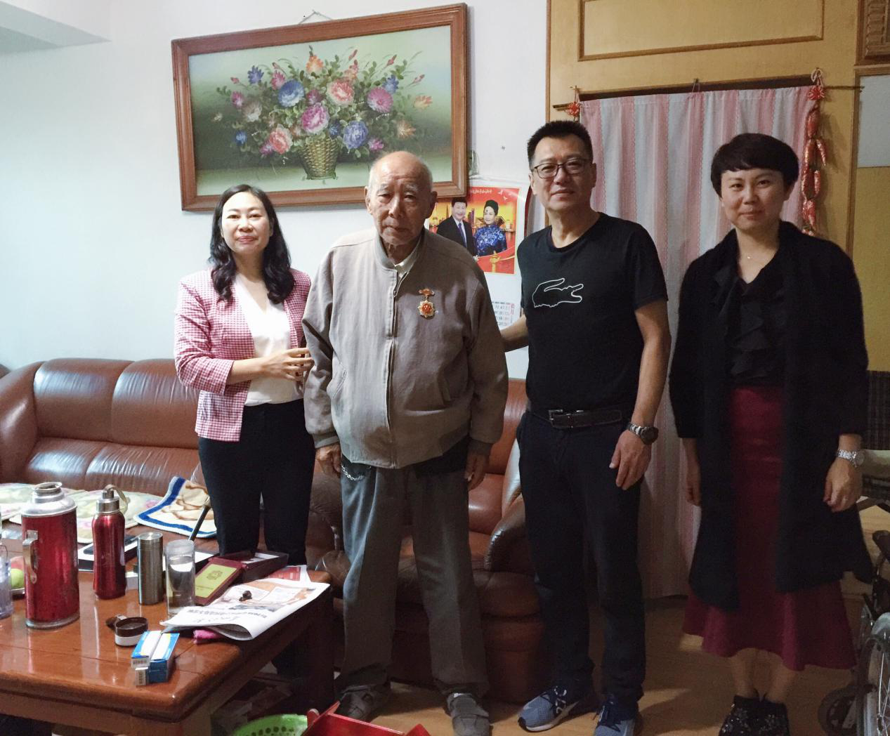 安二司走访慰问离休老干部