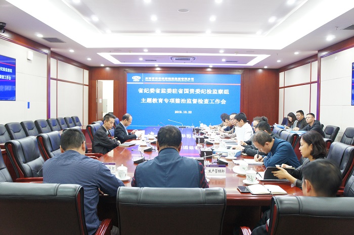 省纪委监委驻省国资委纪检监察组到集团开展主题教育专项整治监督检查