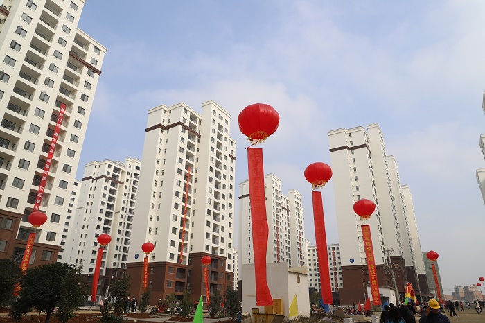 十公司昭阳区红路安置点项目A地块交房