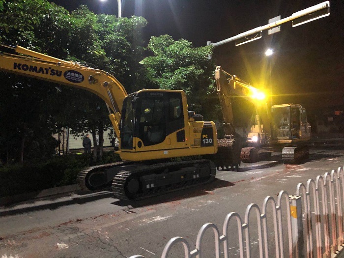 集团官渡区市容环境改造项目协助扑灭小板桥火灾