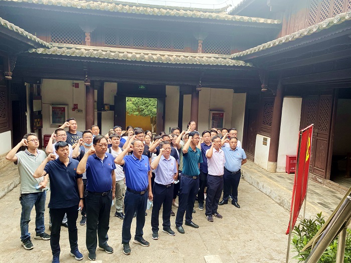总承包公司组织参观柯渡红军长征纪念馆