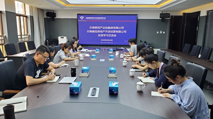 移投公司到胜天国际房地产公司交流投资业务