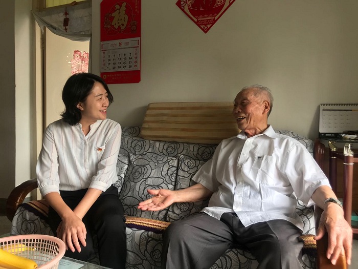 物流公司走访慰问退转军人