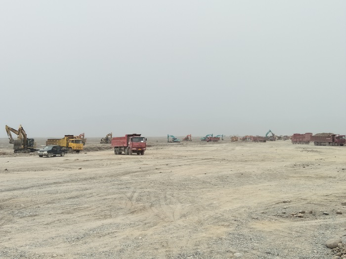 ​第一水利水电公司新疆台兰河洼地水库项目基础通过验收