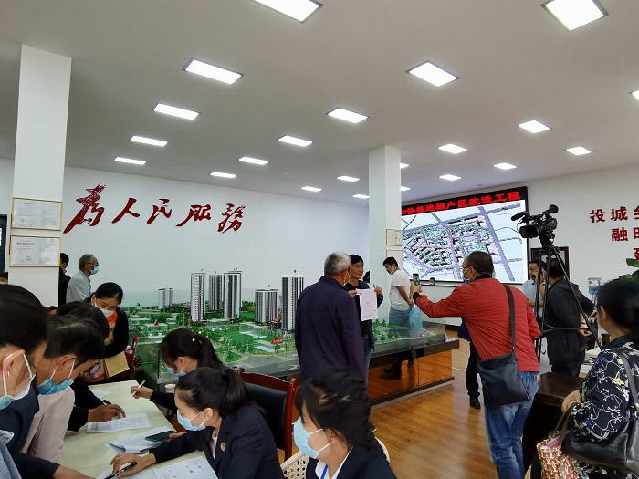 大理市城镇棚改沙河埂片区安置房项目开展选房工作