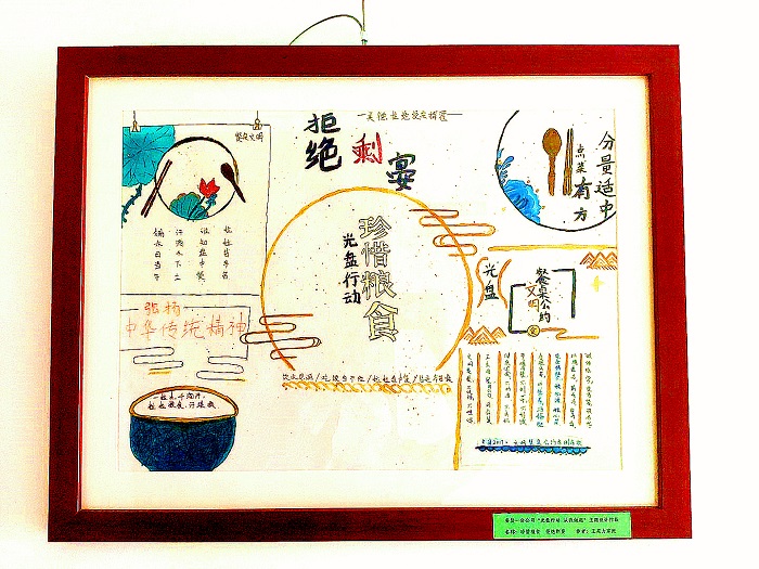 四公司安装一分公司展出职工子女光盘画作