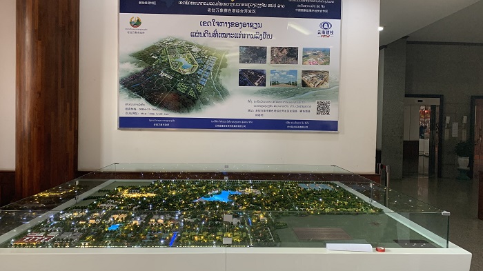 ​赛色塔综合开发区实体沙盘入驻老挝万象市政府