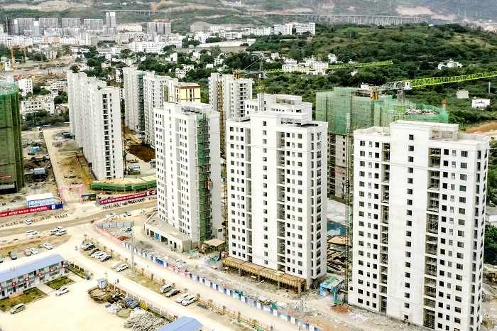 白鹤滩移民工程最大规模安置区全面封顶