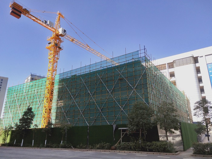 四公司昆明市场采购贸易查验中心项目主体封顶