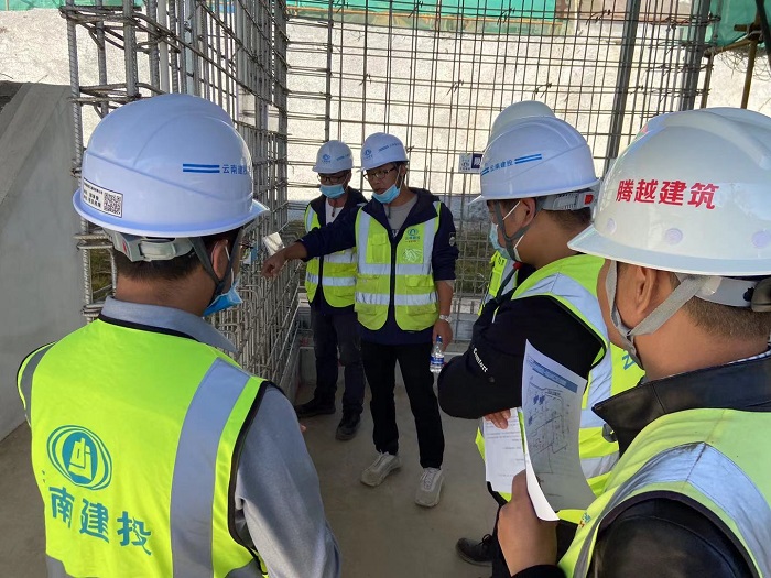 三公司腾冲碧桂园项目开展安全、质量示范工地观摩活动