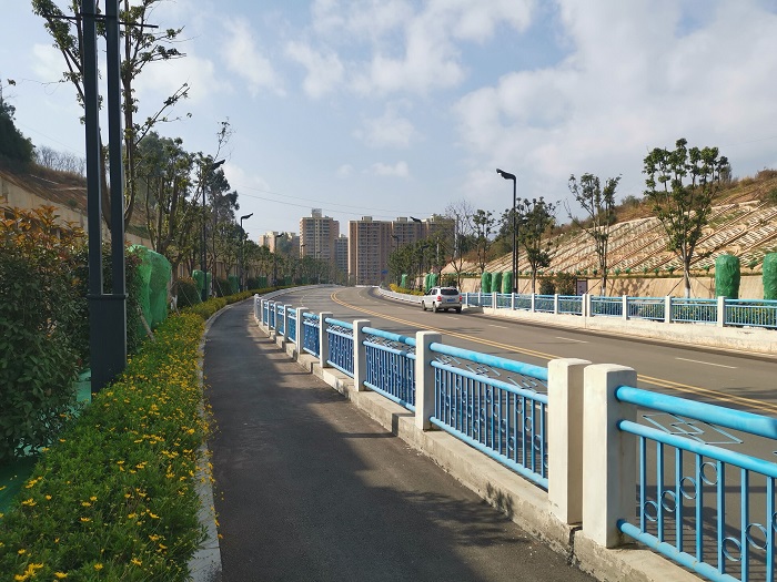澄江市竹园北路完成移交