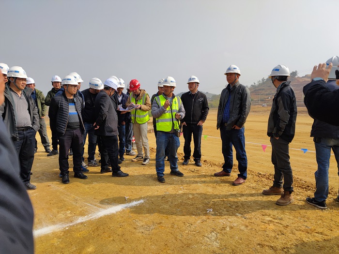 四公司鲁甸县环城公路项目迎来技术质量交流观摩团