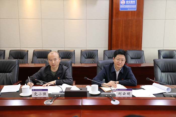省委巡视办调研集团党委巡察工作