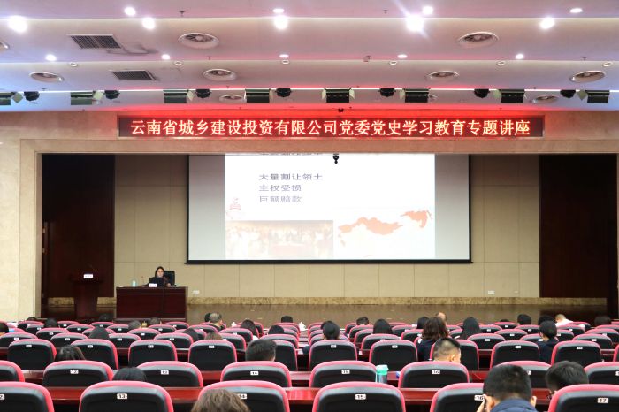 城乡投公司有序开展党史学习教育