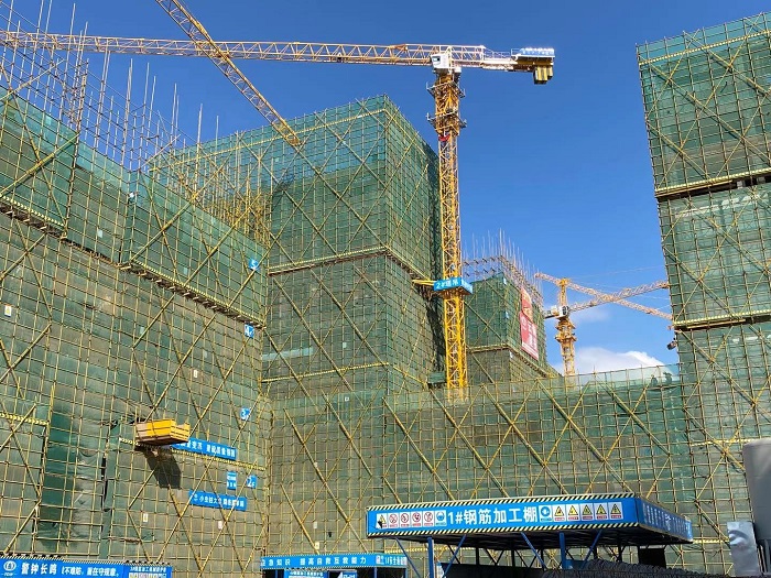 云南省疾病预防控制中心实验楼全面封顶