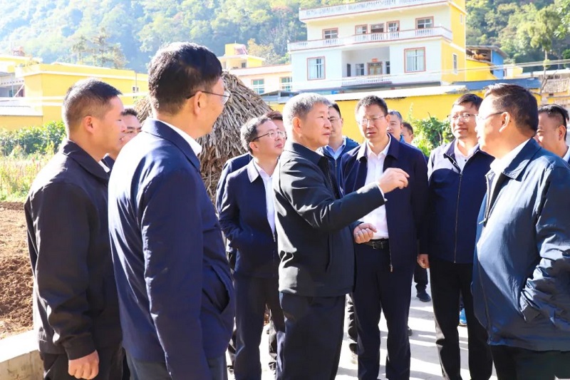 省水利厅党组书记、厅长胡朝碧调研集团文山州西畴县在建项目
