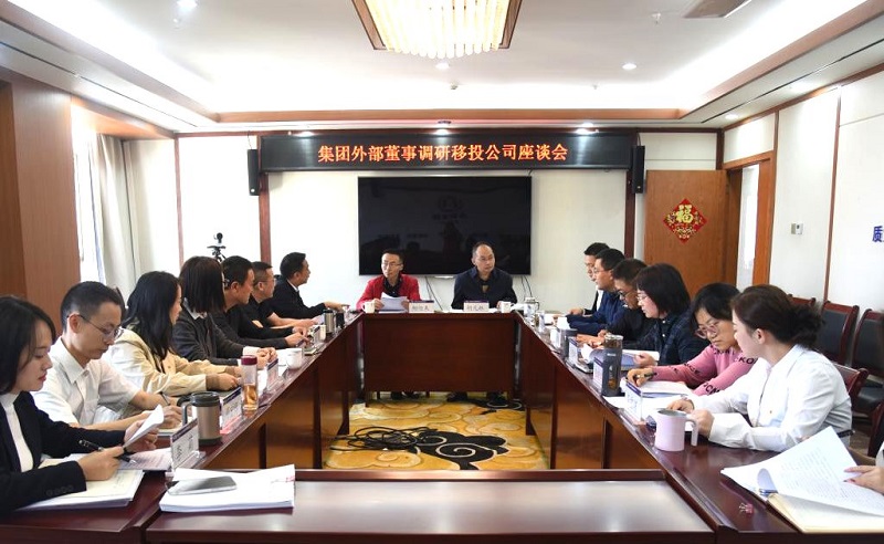 集团兼职外部董事相恒来、胡元林调研移投公司