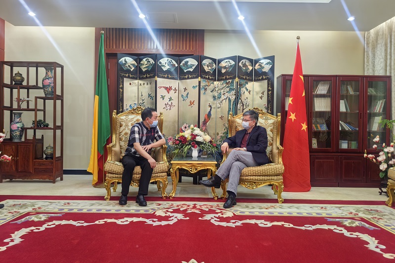 中国驻贝宁大使彭惊涛会见云南胜天国际集团一行