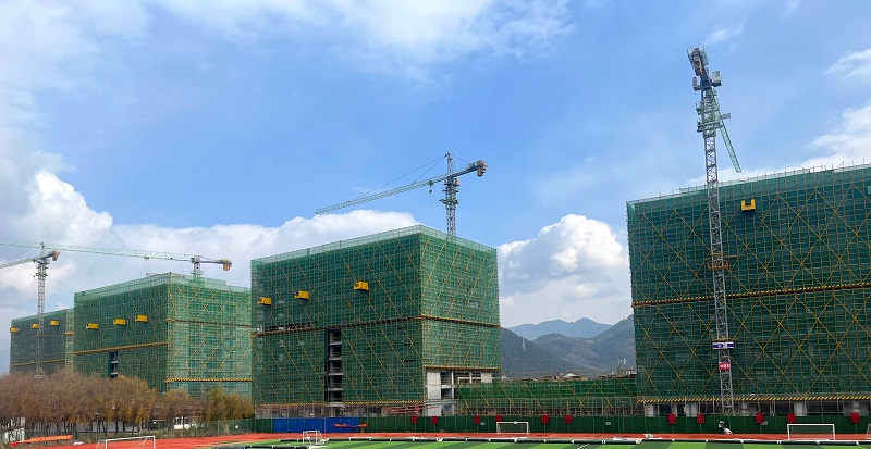 丽江师范高等专科学校项目主体全面封顶