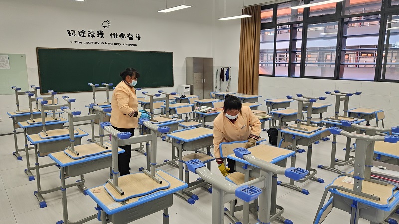 物业公司学校板块项目全力保障复学复课