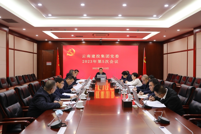 集团党委会传达学习中央、省委有关会议精神 研究部署相关工作