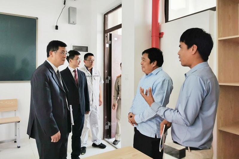 省商务厅厅长李晨阳调研集团老挝片区项目