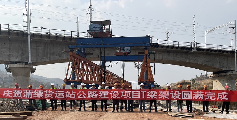 保山市隆阳区蒲缥农村公路建设项目全线桥梁架设完成