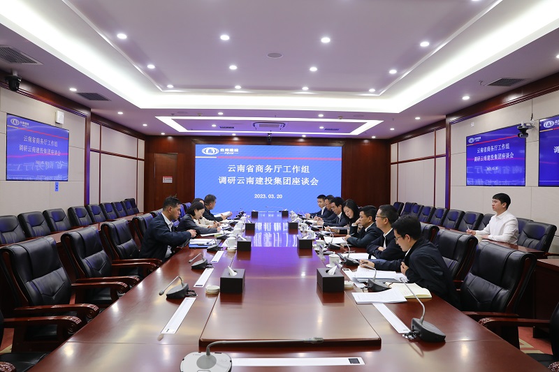 省商务厅工作组到集团调研