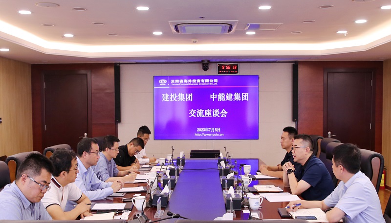 中国能建国际集团与海投公司、国际工程部交流座谈