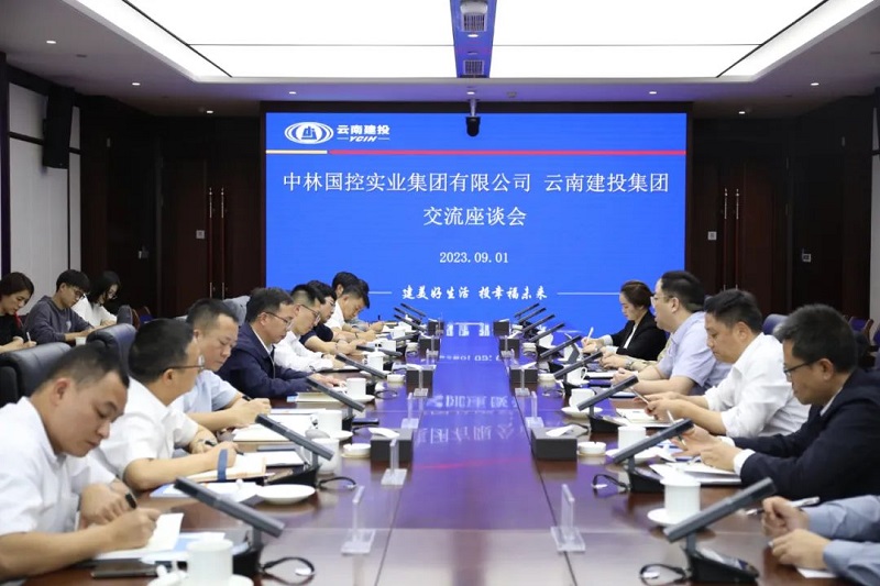 集团与中林国控实业集团交流座谈