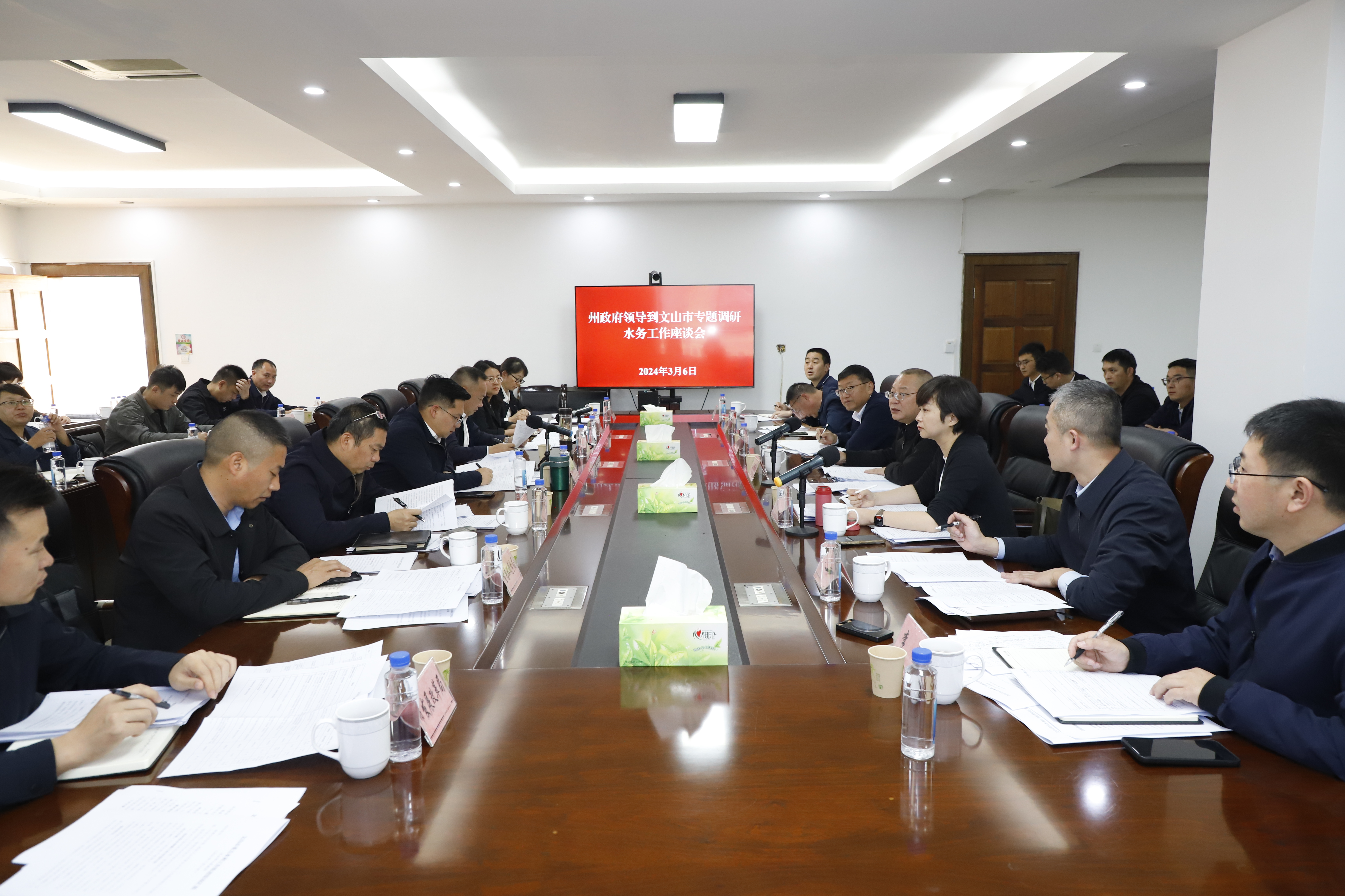 文山州副州长刀锦祥调研集团文山州重点水利项目