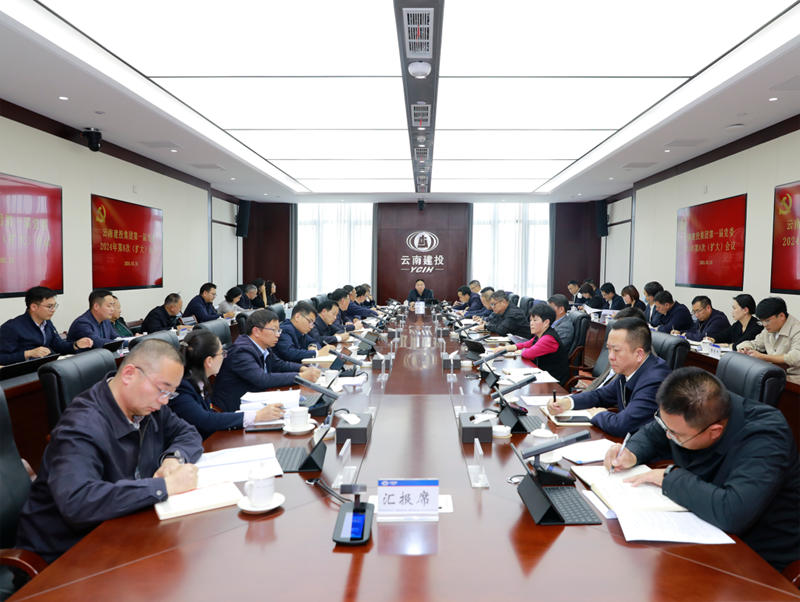 深入学习贯彻习近平总书记在全国两会期间的重要讲话和全国两会精神 集团党委召开2024年第八次（扩大）会议